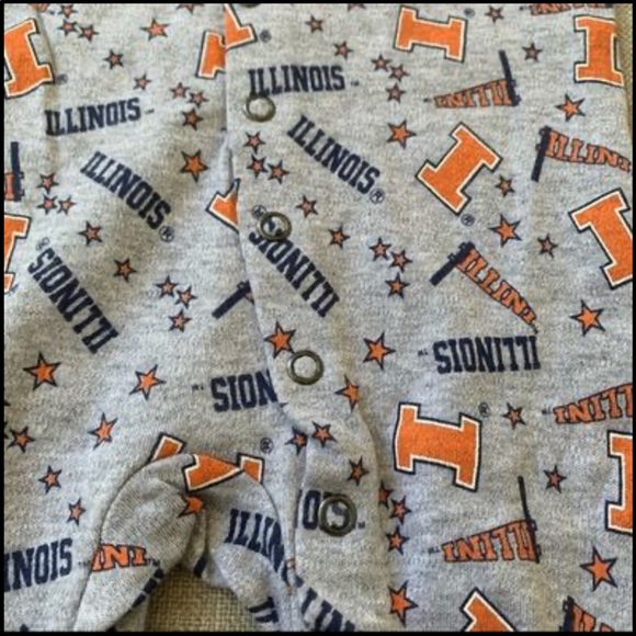 NCAA Illinois Fighting Illini Basketball Pajamas - Picture 2 of 3